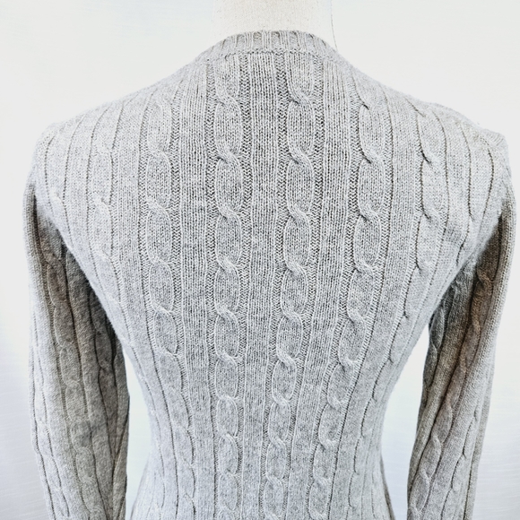 Vineyard Vines Plaited Cashmere Coral Lane Sweater X-small - Picture 11 of 12